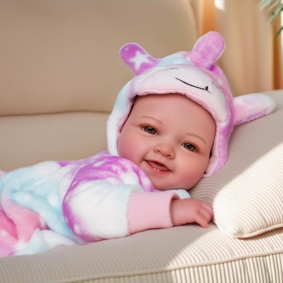 Realistic Baby Doll with Moveable Arms and Legs - Picture 11 of 12